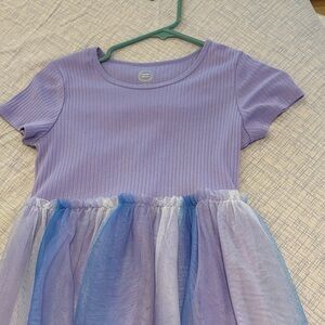 Purple and Blue Tulle Dress